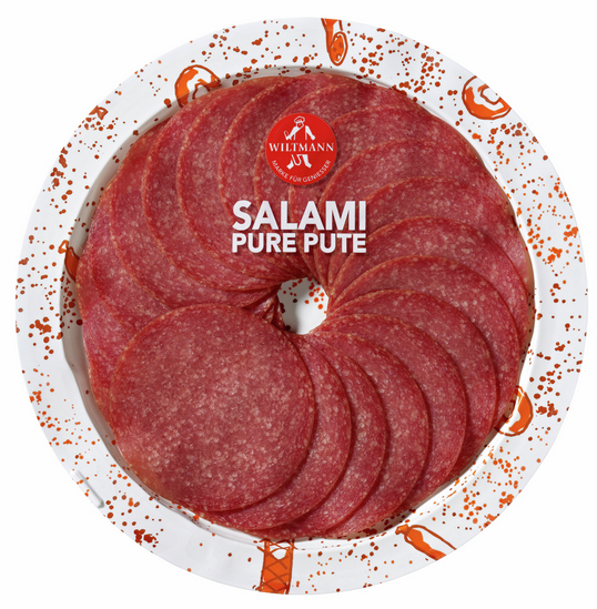 WILTMANN Salami Pute Pur frisch 80g