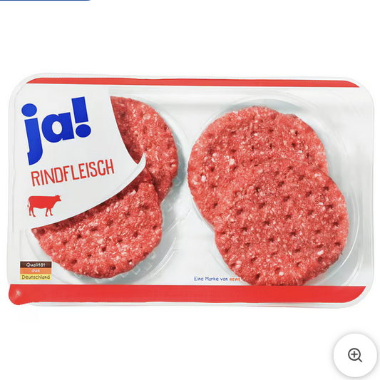 ja! Rindfleisch-Hamburger 400g