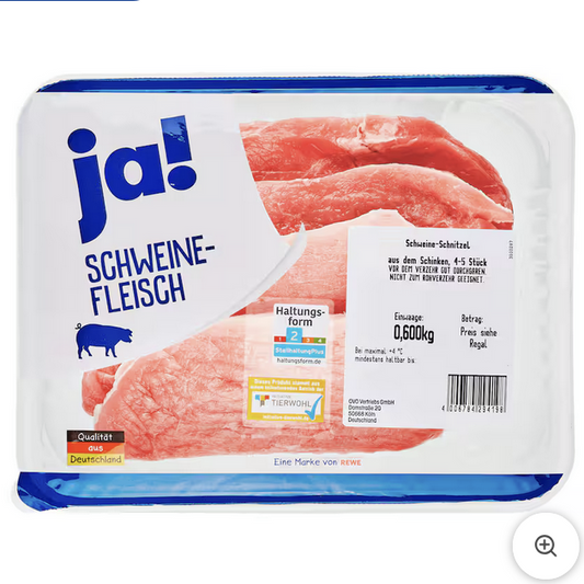 ja! Schweine-Schinkenschnitzel