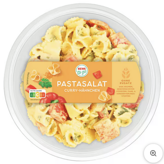 REWE to go Pastasalat Curry Hähnchen 230g