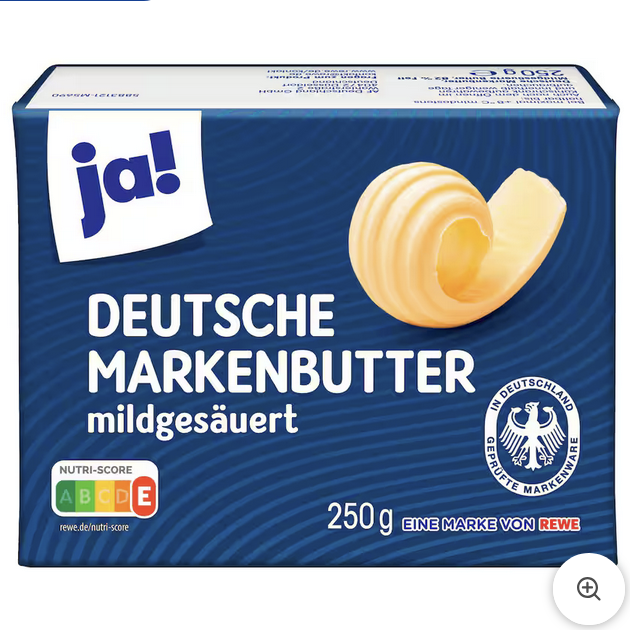 ja! Markenbutter mild