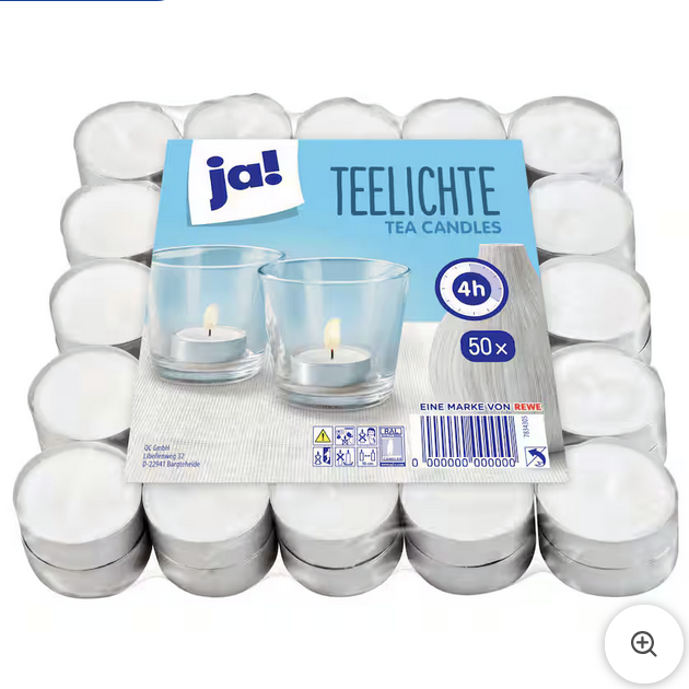 ja! Teelichter 50 Stück