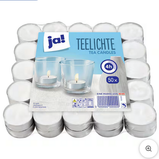 ja! Teelichter 50 Stück