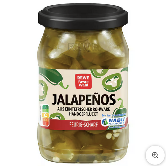 REWE Beste Wahl Jalapeños in Scheiben 160g