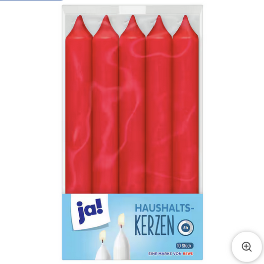 ja! Haushaltskerzen