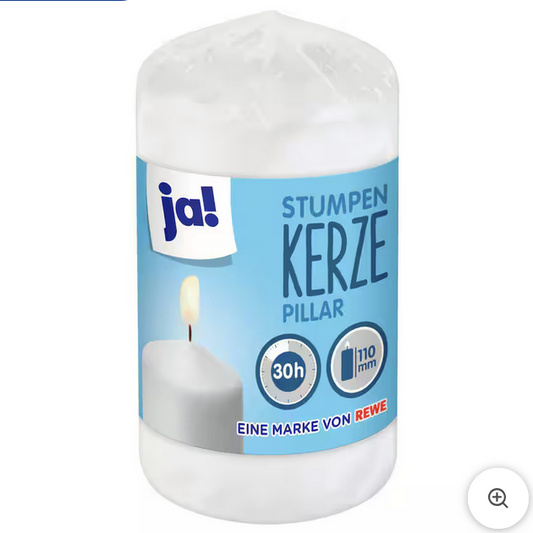 ja! Stumpenkerze 110mm