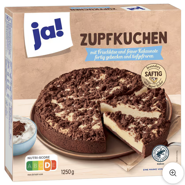 Ja! & Rewe Kuchen/Torte