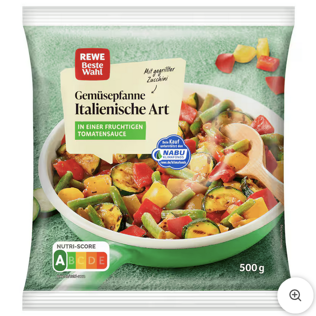 REWE Beste Wahl Gemüsepfanne
