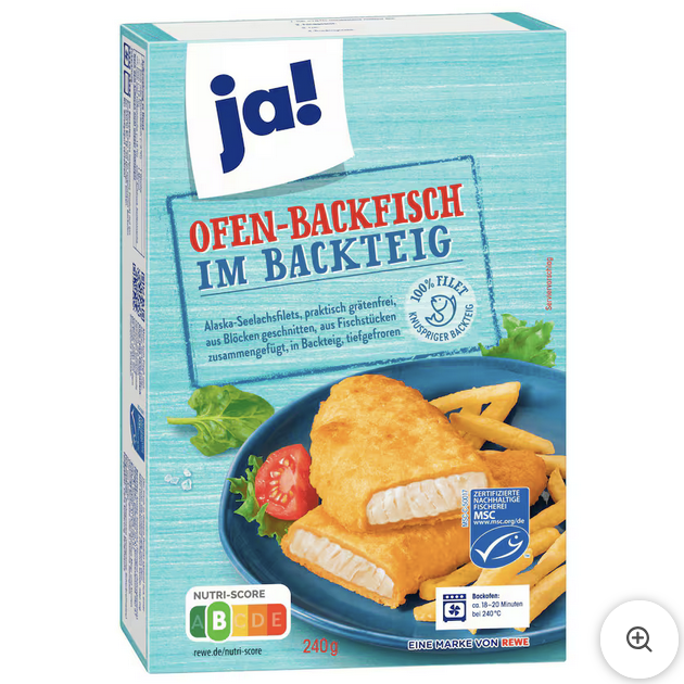 ja! Fisch paniert