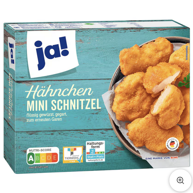 Ja! Hühnchen paniert