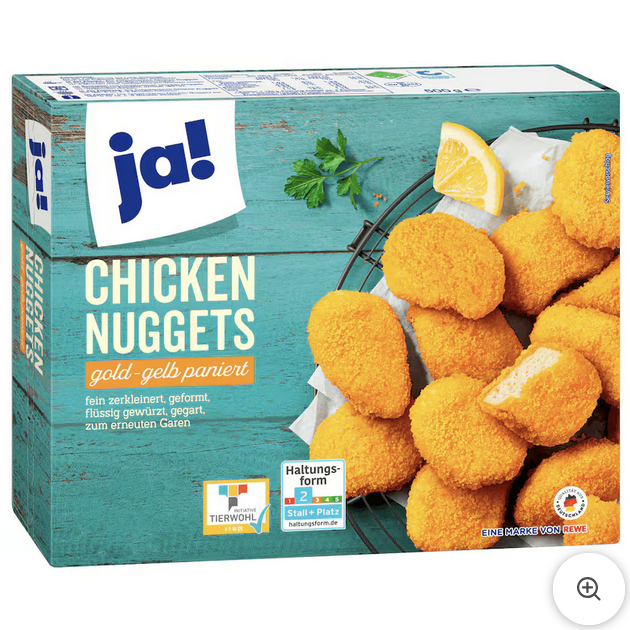 Ja! Hühnchen paniert