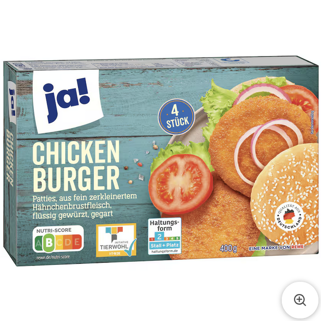 Ja! Hühnchen paniert