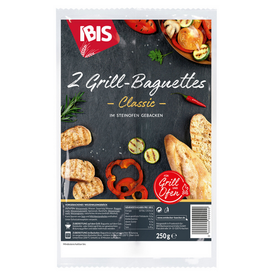 Ibis Grillbaguette 250g 2x125g