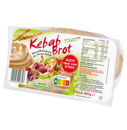 Mestemacher Kebab 5 Stück 400g