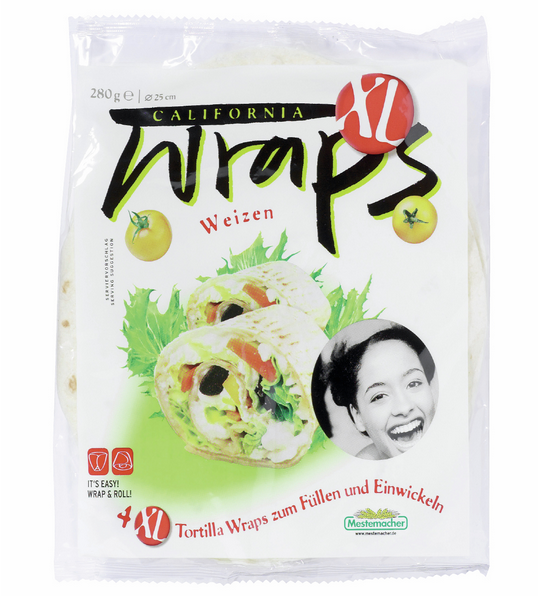 Mestemacher California Wraps Weizen frisch 280g