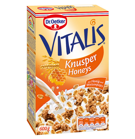 Dr. Oetker VITALIS Vitalis Knusper Honeys 600g