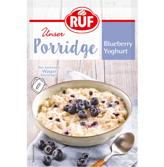 RUF Porridge Blueberry Joghurt 65g