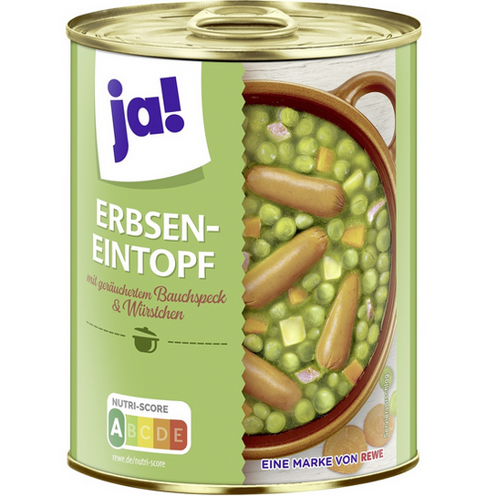 Ja! Erbsentopf 800g