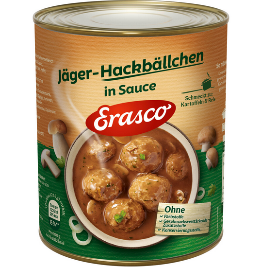 Erasco Hackbällchen 800g