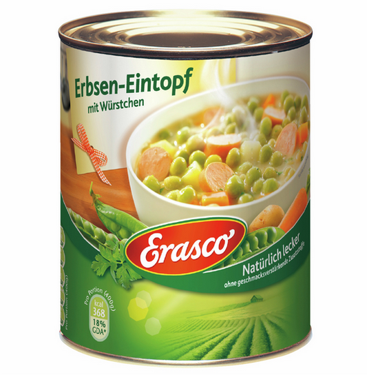 Erasco Erbsen-Eintopf mit Würstchen 800g