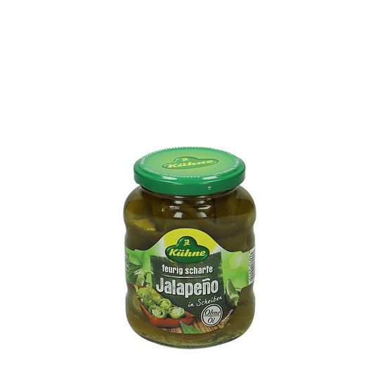 Kühne Feurig scharfe Jalapeños 165 g