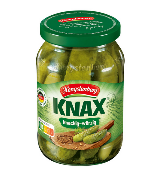 Hengstenberg Knax Gewürzgurken 370ml
