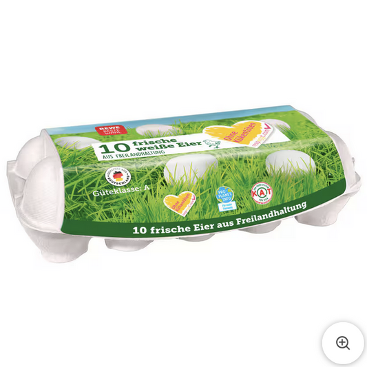 REWE Beste Wahl Respeggt Eier Freilandhaltung 10 Stück