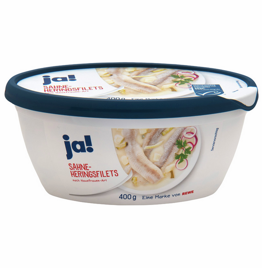 ja! Sahneheringsfilet frisch 400g