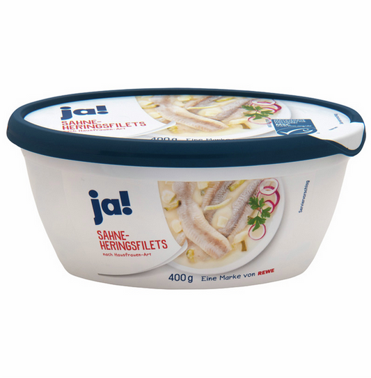 ja! Sahneheringsfilet frisch 400g