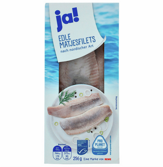 ja! Matjesfilet ohne Öl frisch 250g