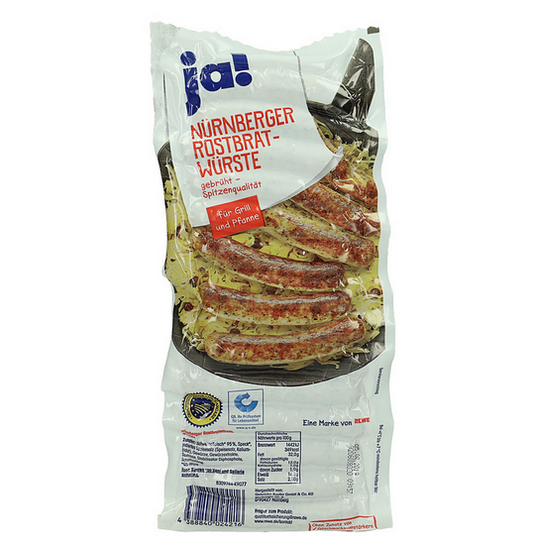 ja! Original Nürnberger Rostbratwürste frisch 300 g