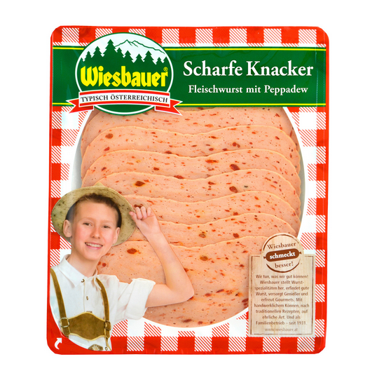 Wiesbauer Scharfe Knacker frisch 100g