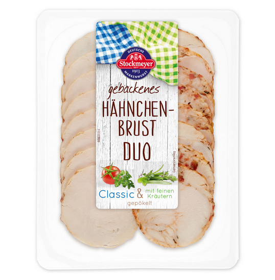 Stockmeyer Hähnchenbrust Duo gebacken frisch 80g