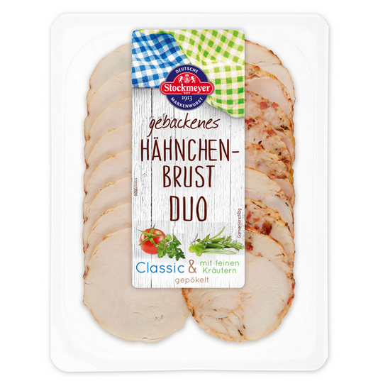 Stockmeyer Hähnchenbrust Duo gebacken frisch 80g