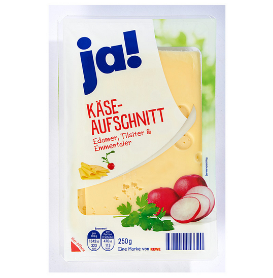 ja! Käseaufschnitt 40-45% frisch 250g