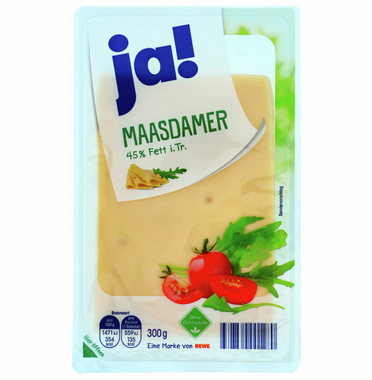 ja! Maasdammer Scheiben 45% frisch 300g