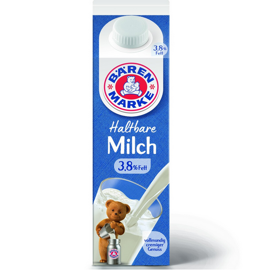 BÄRENMARKE Die haltbare Milch 3,8% frisch 1L