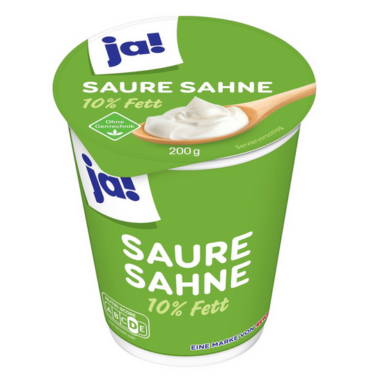 Ja! Saure Sahne 10% frisch 200g