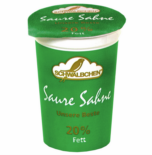 Schwälbchen Saure Sahne Unsere Beste 20% frisch 250g