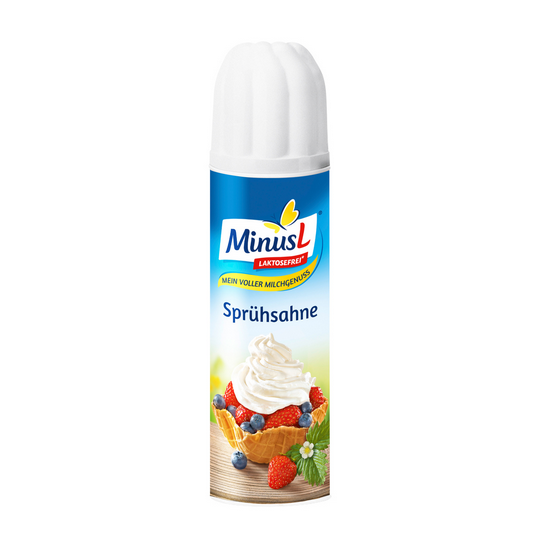 MinusL LAKTOSEFREI Sprühsahne 30% frisch 250G