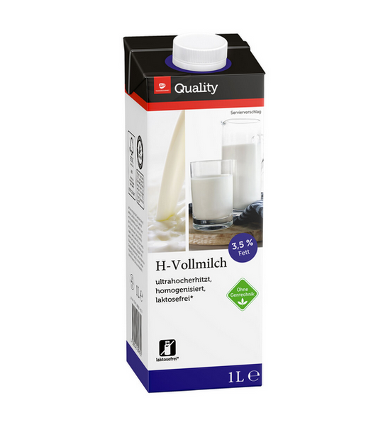 H-Milch laktosefrei 3,5% 1L
