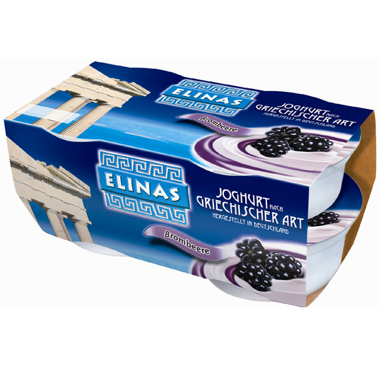 Elinas Joghurt nach Griechischer Art Brombeere frisch 4x150g