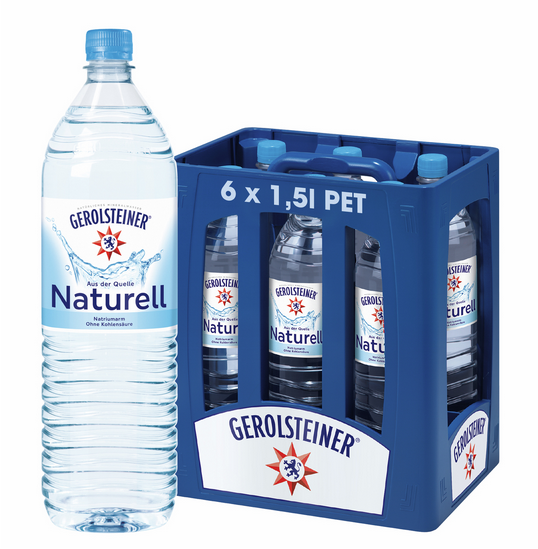 Gerolsteiner Mineralwasser Natur 1,5L