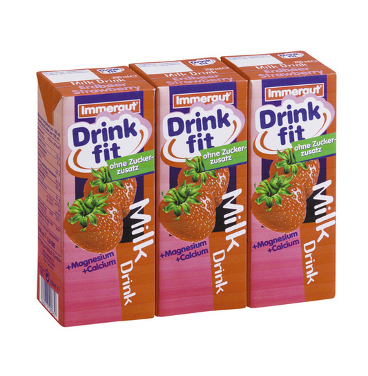Drinkfit H-Drink Erdbeere 0,1% 3x0,2L