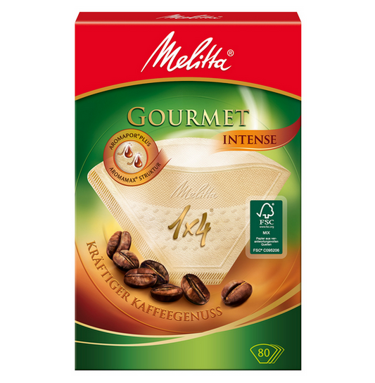 Melitta Filtertüten Gourmet Intense 1x4 80 Stück