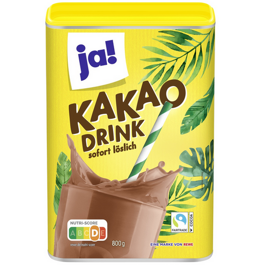 ja! Fairtrade Kakao Drink 800g