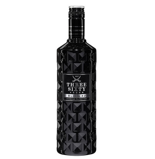 Three Sixty Vodka Black 42 0,7L | ab 18 Jahre