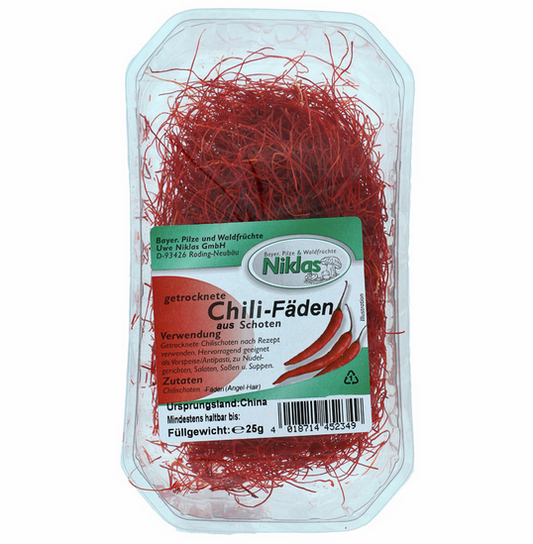 Chili-Fäden getrocknet 25g