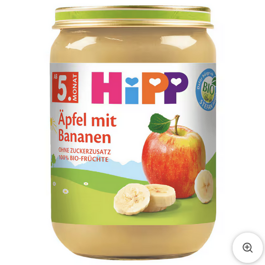 Hipp Bio Äpfel mit Bananen 190g