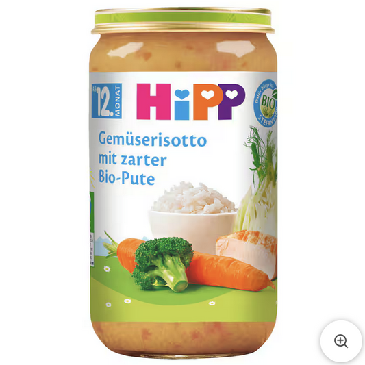 Hipp Gemüserisotto mit zarter Bio-Pute 250g